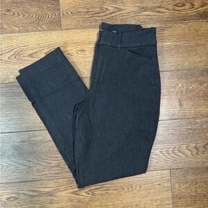 Old Navy Charcoal High-Rise Pixie Pants